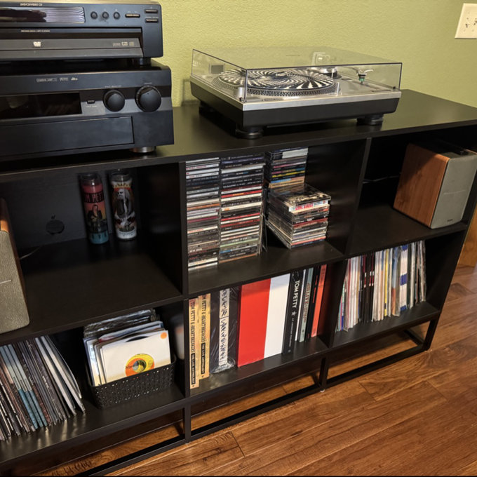 George Oliver Enzo 6 Cube Record Storage Media Stand & Reviews